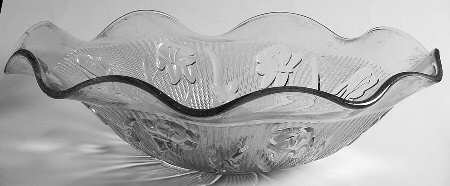 Iris Clear 11" Large Fruit Bowl