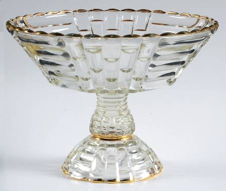 Louisa Clear Large Footed Fruit Bowl