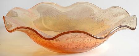 Floragold 9" Ruffled Bowl
