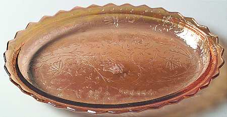 Floragold 11" Oval Platter