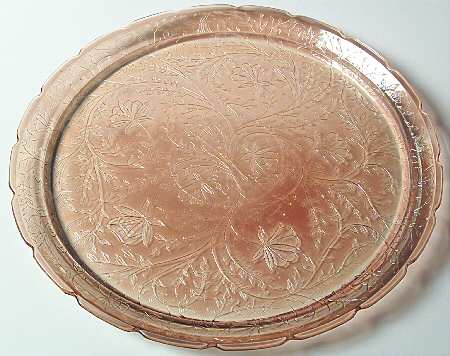 Floragold Round Tray
