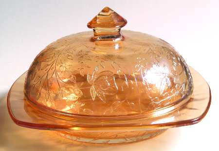 Floragold Round Covered Butter