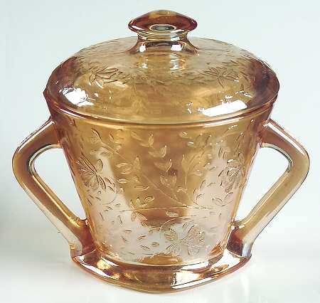 Floragold Sugar Bowl & Lid