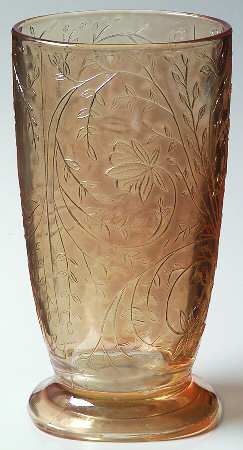 Floragold 15 Oz Footed Tumbler