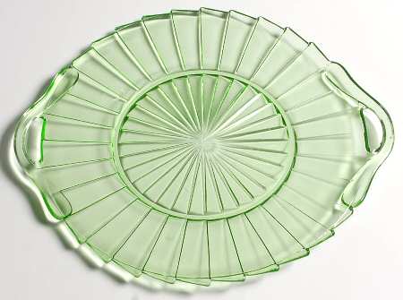 Sierra Green Handled Tray