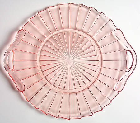 Sierra Pink Handled Tray