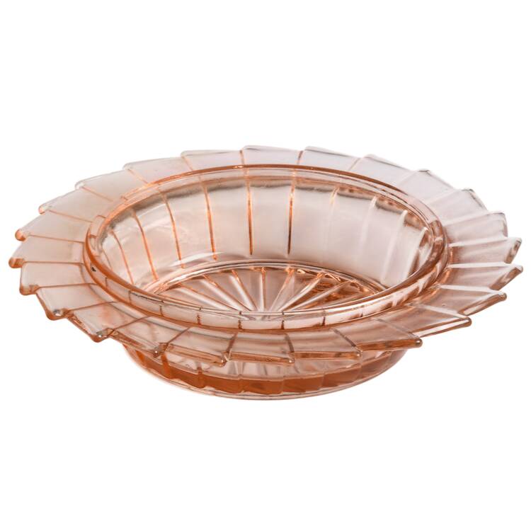 Sierra Pink Round Butter Dish No Lid
