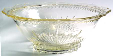 Sunburst "Herringbone" 11" Round Bowl