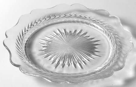 Sunburst "Herringbone" Bread & Butter Plate