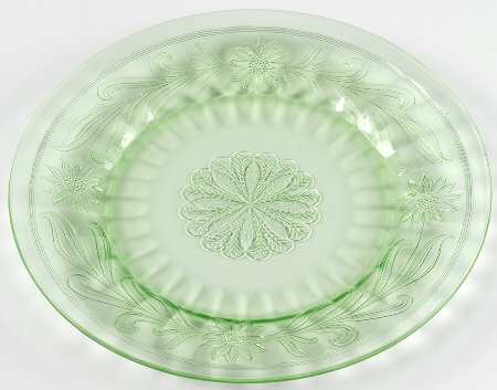 Sunflower Green Dinner Plate
