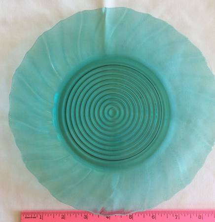 Swirl Ultramarine (Blue Green) 8" Salad Plate