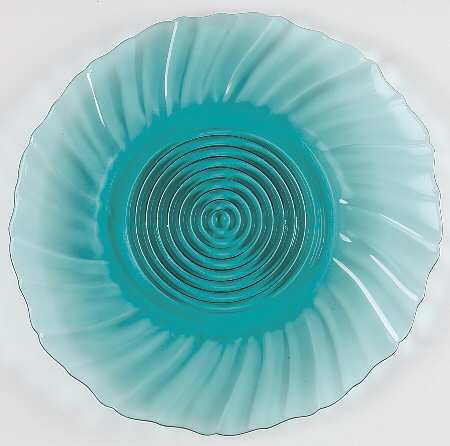 Swirl Ultramarine (Blue Green) Bread & Butter Plate