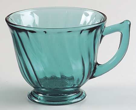 Swirl Ultramarine (Blue Green) Cup Only