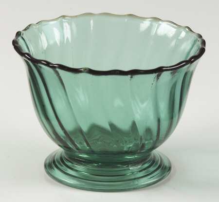 Swirl Ultramarine (Blue Green) Champagne/Tall Sherbet
