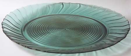 Swirl Ultramarine (Blue Green) 12" Sandwich Plate
