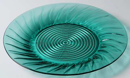 Swirl Ultramarine (Blue Green) Dinner Plate