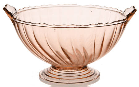 Swirl Pink Candy Dish No Lid by Jeannette