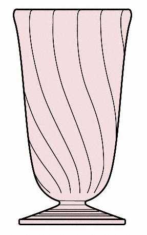 Swirl Pink 9 Oz Footed Tumbler