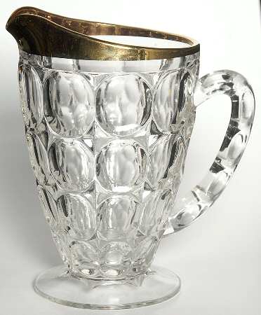 Thumbprint (Gold Trim) 20 Oz Pitcher
