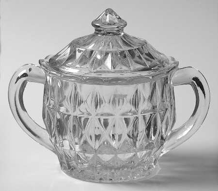 Windsor Clear Sugar Bowl & Lid
