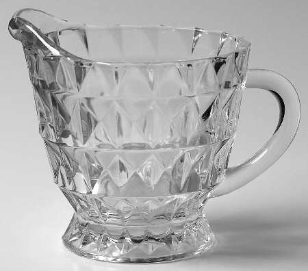 Windsor Clear Footed Creamer