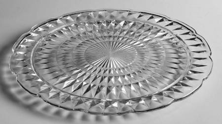 Windsor Clear Footed Cake Plate