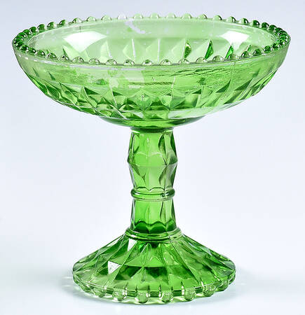Windsor Green Round Compote (Height X Width)