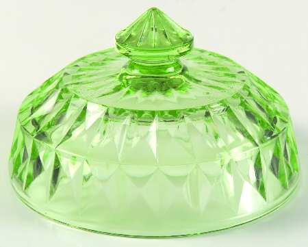 Windsor Green Lid for Round Butter