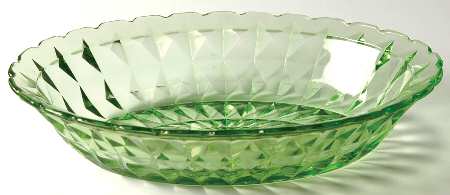 Windsor Green Oval Vegetable Bowl