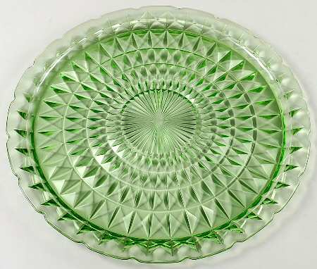 Windsor Green Torte Plate