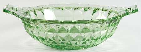 Windsor Green 8" Handled Bowl
