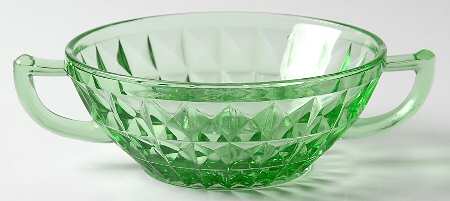 Windsor Green Cream Soup Bowl