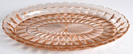 Windsor Pink Under 13" Platter by Jeannette