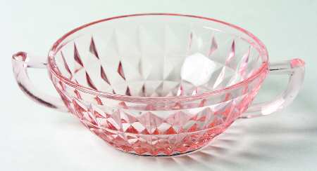 Windsor Pink Cream Soup Bowl by Jeannette