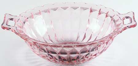 Windsor Pink 8" Handled Bowl