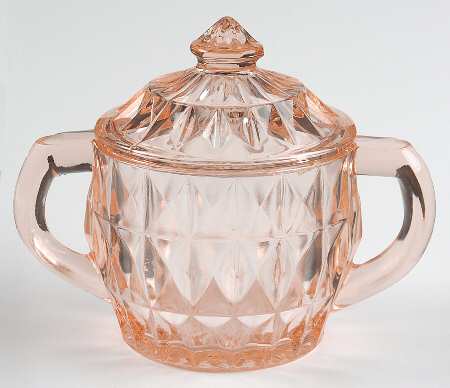 Windsor Pink Sugar Bowl & Lid