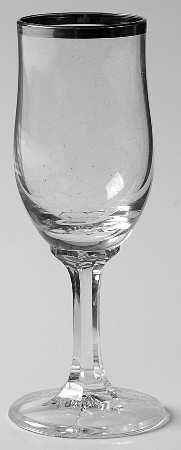 Wedding Ring Cordial Glass