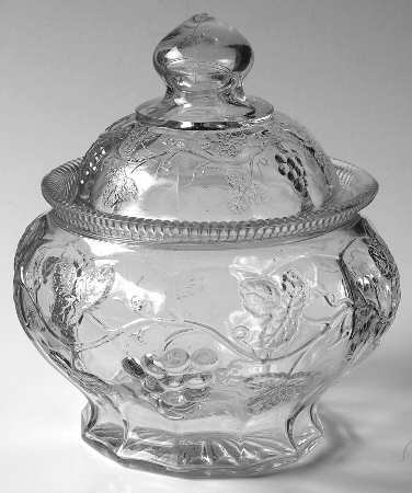 Grape Jug Sugar Bowl & Lid