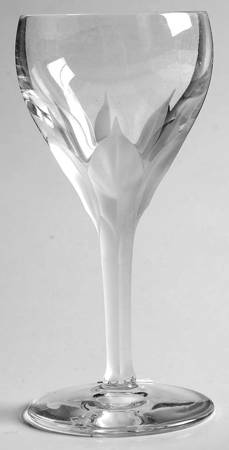 Jasmin Frosted Cordial Glass