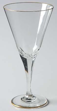 Josephine Gold Sherry Glass