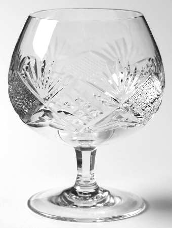 Marquise Clear Brandy Glass