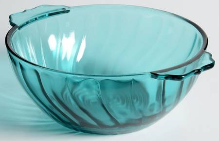 Swirl Ultramarine (Green) Lugged Soup Bowl