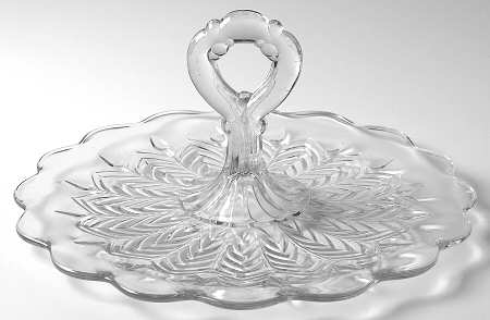 Feather Center Handle Tray