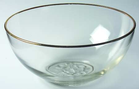 Camellia (Gold Trim) Salad Bowl