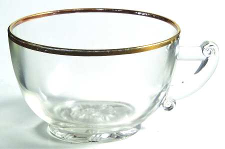 Camellia (Gold Trim) Punch/Snack Cup