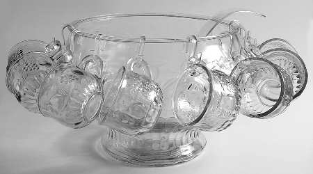 Fruit Clear (18 Piece) Punch Set