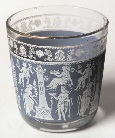 Corinthian Blue 8 Oz Flat Tumbler