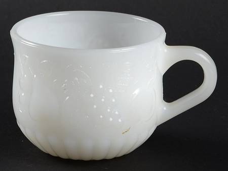 Fruit Milkglass Punch Cup