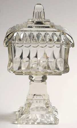 Wedding Clear Large Bowl Wedding & Lid