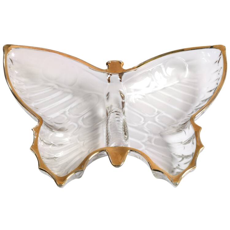 Jeannette Animals & Figurines Clear Large Butterfly (Master Nut)